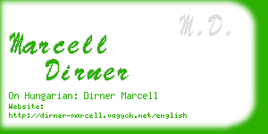marcell dirner business card
